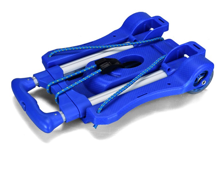 アルミ Lugggae カート最高品質の折りたたみ固定ホイールショッピングヘビーデューティカート多機能ポータブルトロリー Carretillas
