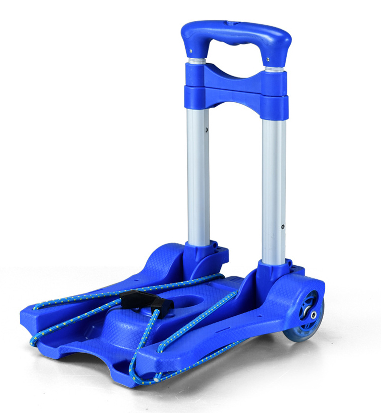 アルミ Lugggae カート最高品質の折りたたみ固定ホイールショッピングヘビーデューティカート多機能ポータブルトロリー Carretillas