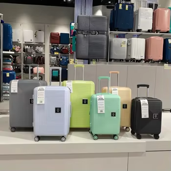 4 個 PP ポリプロピレントロリー荷物旅行スーツケースセットメーカーカスタム